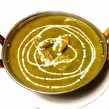 ほうれん草とエビのカレー Spinach ＆ Shrimps Curry（ゴクルインドレストラン福大前Gokul Indianrestaurant）