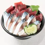 でか盛りまぐろ・しめさば丼（【元祖】でか盛り海鮮問屋 すすきの店）