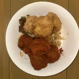 油淋鶏＆鶏のちょい辛揚げ（居酒屋 卓治）