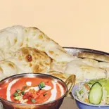 Butter chicken set バターチキン セット（インドネパール料理MARINA）
