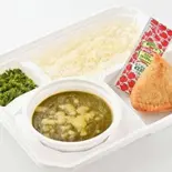 ほうれん草チーズカレーBセット Sag Cheese curry B set（アジアンフォレスト）
