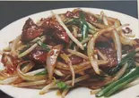 レバーとニラの炒め(石川家食堂)