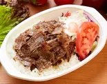 ビーフケバブライス Beef Kebab with Rice（ハラール認証 サライケバブ大森駅前店）