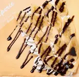 当店人気 No.1チョコバナナホイップ Banana Chocolate white crepe（クレープハブ川崎店）