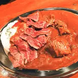 ステーキ ＆牛すじカレー 並（ハラペコステーキ 新宿本店）