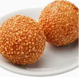 胡麻団子 Sesame Balls（肥鶏土鍋）