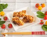 辛い唐揚げ3個 Spicy Fried Chicken - 3 Pieces（ご飯大盛り無料からあげボンボン駒川店）