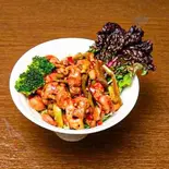 四川風ラーズーチー大(鶏肉の唐辛子炒め)（すず屋）