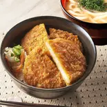 特製甘辛醤油ダレのタレカツ丼と選べるミニ讃岐うどんセット（丼ぶりとうどん つるや 東葛西店）