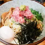 ネギトロまぜそば 並盛（麺酒場 凜々亭）