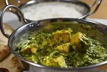 サグパニールカレー Saag Paneer Curry(インドネパール料理ナマステネリマ枝)