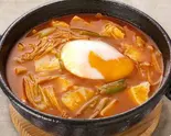とろ〜り温玉スンドゥブ Original sundubu with hoy spring egg(東京冷麺Lab.都立大学駅前店)