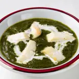 ほうれん草パニールカレーSpinach cottage cheese Curry（ザイカZAIKA東武練馬店）