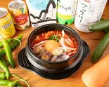 純豆腐チゲ 순두부찌개 soft tofu soup(韓国料理ナジミキンパ)