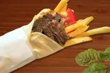フライドポテトビーフケバブラップ fries pateto beef kebab wrap（EFLIF KEBAB 白楽店）