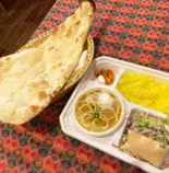 カレー&ナン+ライス・サラダ/Curry Set A(Curry&Naan・Rice・Salad)(インドネパールレストランラリグラス)