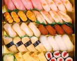 極上握り4人前(盛り込み桶) Finest Sushi Selection - Serving for 4 (Assorted Platter)（寿司あおい 成城学園店）