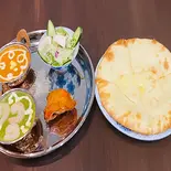 チーズナンSPセット Cheese naan special set（INDIAN NEPALI RESTAURANT SUBHA LAKSHMII〜インド・ネパール料理 スバラクシュミー）