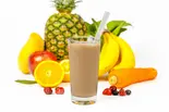 【チョコ】バナナミルクスムージー（スムージー専門店【SMOOTHIE PARTY】西麻布本店）