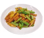 じゃがいもと茄子の炒め(地三鮮)(香菇王)