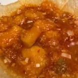 海老のチリソース煮込み（中華工房 龍伸）