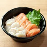 サーモン・ほたて丼(レギュラーサイズ)（【元祖】でか盛り海鮮問屋 すすきの店）
