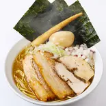 特選煮干しラーメン(セパレート容器・肉4枚+味玉/大盛無料)(中華そば あたり野方店~極上煮干しラーメン)