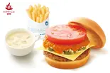 【+60円ドリンクセット】スパイシーモスチーズバーガー(モスバーガー 薬院店)