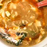 酸辣スープ(酸辣汤)Hot and sour soup（吉聚閣）