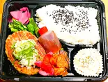 ハンバーグの和風おろしソース弁当(餃子工房ちびすけ 梅田総本店)