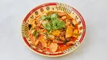 【汁なし羊肉マーラーメン】羊肉麻辣拌,麺付（好美味 麻辣湯 御徒町本店）