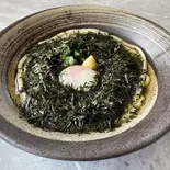 海苔温玉かけ讃岐うどん(温)/Sanuki udon with warm seaweed and hot egg（讃岐うどん 山田家 東京錦糸町店 SANUKIUDON YAMADAYA TŌKYŌKINSITYŌTEN）