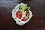 蒸籠おからハンバーグ(花茶)