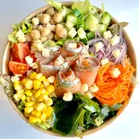 スモークサーモンと7色野菜のサラダボウル（【高タンパク×ヘルシー】サラダボウル CENT）