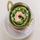 サグプラウンカレー Sag Prown Curry（インドネパールレストランシリス）