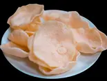 えびせん(チリソース付き) Phồng tôm( Kèm tương ớt)（ベトナム料理 MITSUKOレストラン）
