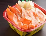 39 サーモン三種丼(鶏からの家 六本松店)