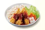 単品麻辣ホットソースチキンライス（bb.qオリーブチキンカフェ JR天満駅前店）