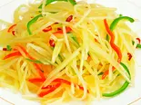 じゃがいもの細切り炒め-炒土豆丝（大福源）