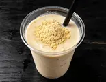 禁断のザクザク食感に溺れる 黒糖かりんとう3倍増量の超濃厚きな粉豆腐スムージー（お豆腐スムージー専門店 美的甘物）