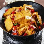 干锅豆腐  豆腐の汁なし火鍋（湘味食府）