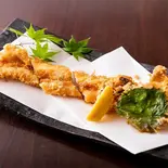 穴子の天ぷら(四季旬彩 料理人が魅せる神田和食店 桃源郷)