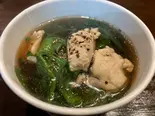 鶏肉とほうれん草のスープ（和惣弁NaNacy）