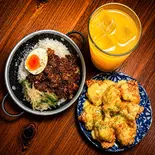 8 鶏のマンゴーマヨネーズ+ルーローハン+選べるドリンクセット(はらぺこ飯店)