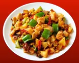 鶏肉の唐辛子炒め(梅蘭上野の森さくらテラス店)