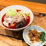 豚しゃぶとスタンダードトッピング麻辣湯(スープ春雨)+ミニ焼豚丼セット（【麻辣湯 春雨ヌードル】TOKYO TANG TANG）