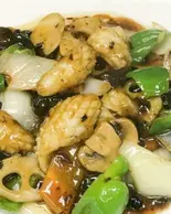 紋甲イカのトウチー風味炒め（中華料理 点心楼台北博多駅南店）