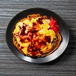 武蔵流 オムソースそば(麺並)≪3395≫（鉄板焼きそば 武蔵 京橋店）