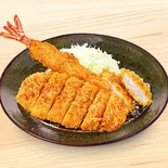 熟成ロースと熟成ヒレ大海老フライ弁当　※ごはん無し（かつ庵 川崎生田店）