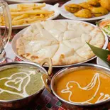 ダブルカレーセット  double curry set（ASIAN KITCHEN FINE）
